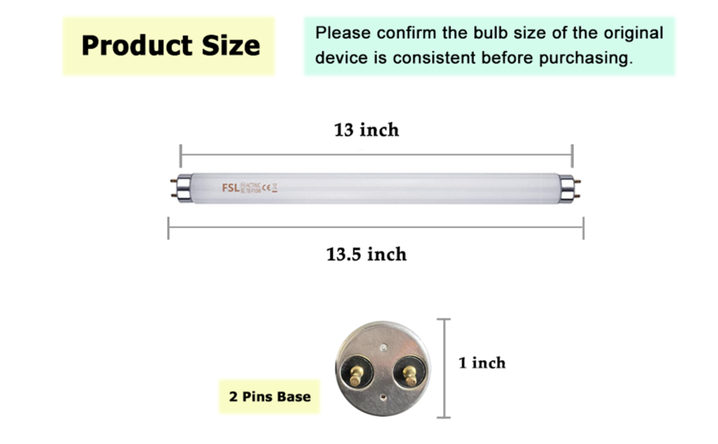 t8f10w replacement bulb 6 pack